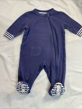 Juddlies - Breathe Easy - Blue Baby Onesie sleeper